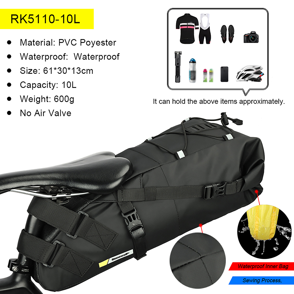 Saddle Bag Under Seat - 자전거 안장 튜브 가방 방수 자전거