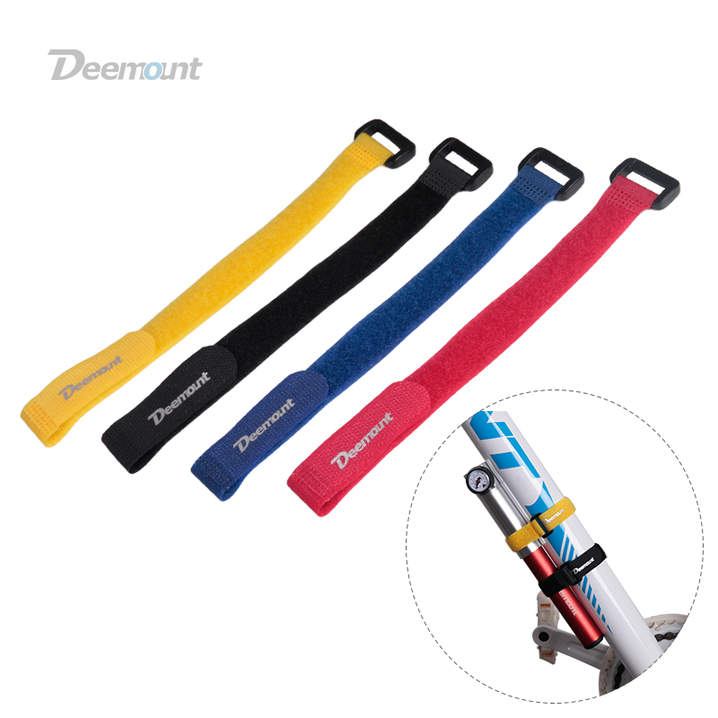 Bike Pump Frame Mount - Deemount 4PCS 자전거 나일론 후크/루프 테이프