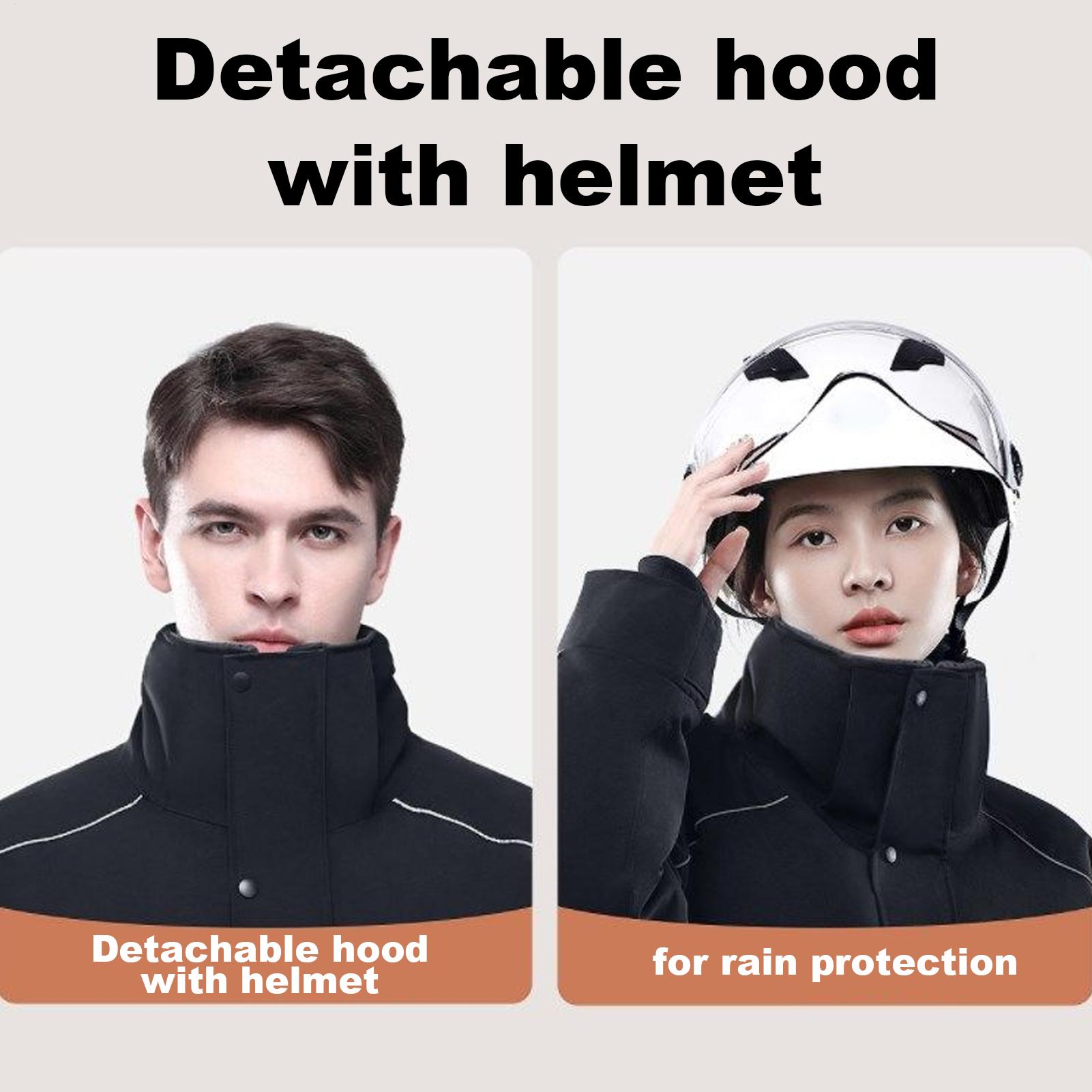 Cycling Commute Jacket - 오토바이 겨울 재킷 4포켓 반사 스트립이