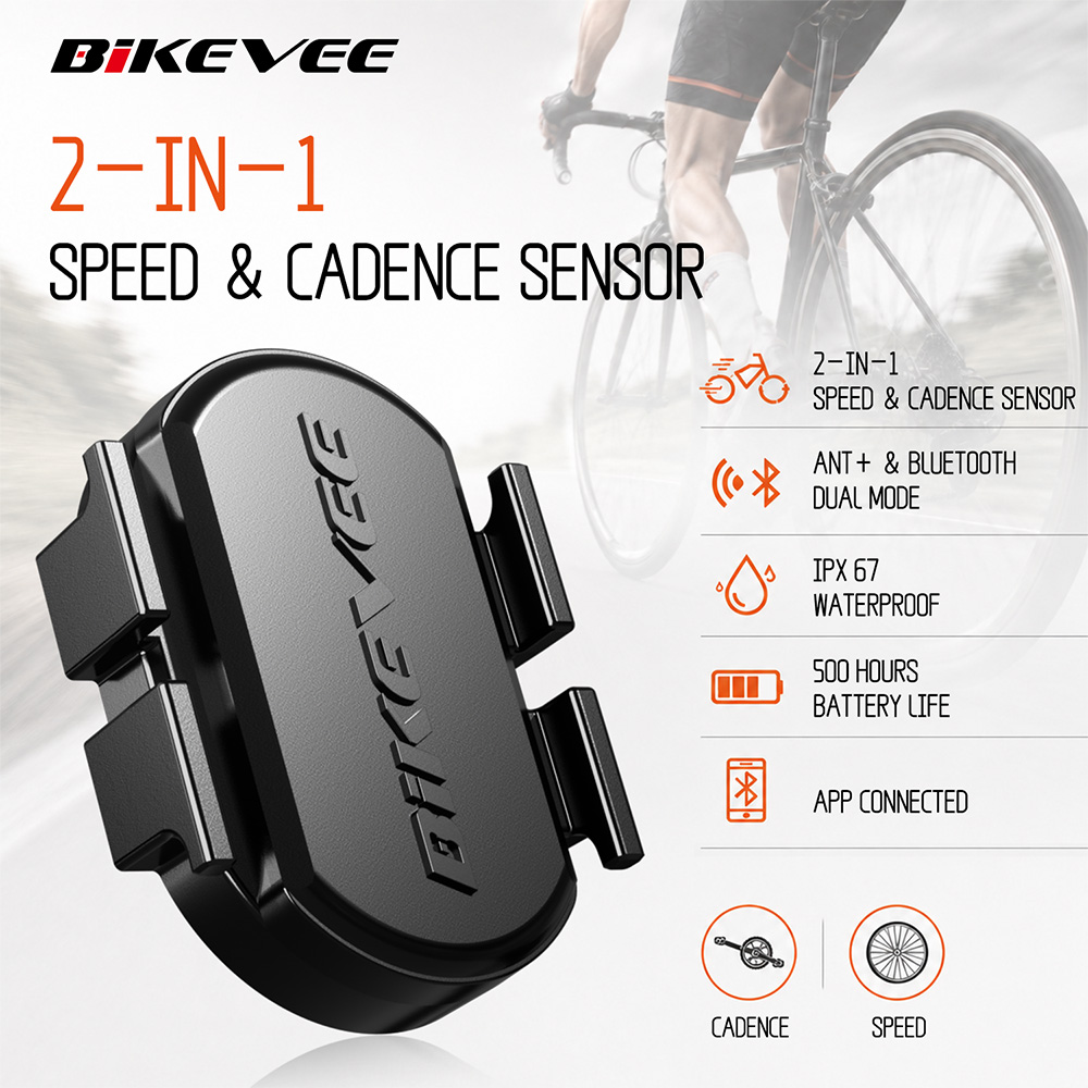 Commuter Cycling - BIKEVEE 범용 무선 ANT+ 블루투스 케이던스