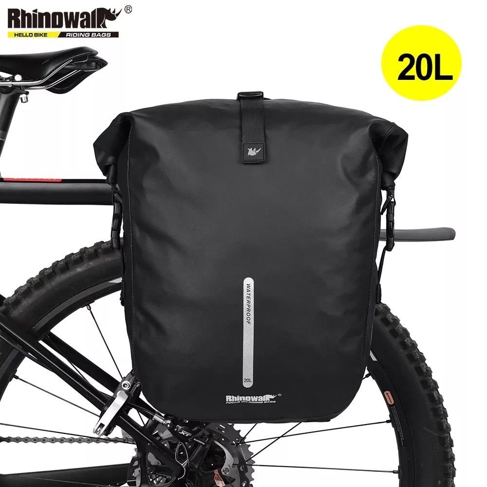 Panniers Waterproof Rear - Rhinowalk-방수 자전거 패니어 백팩 20L 트렁크