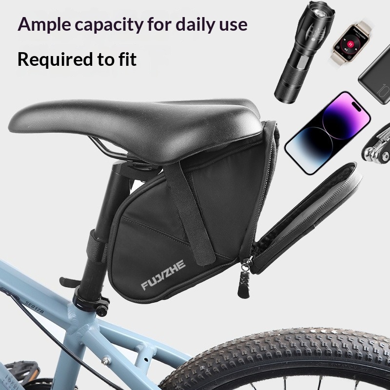 Saddle Bag Under Seat - 자전거 안장 가방 방수 PU 자전거