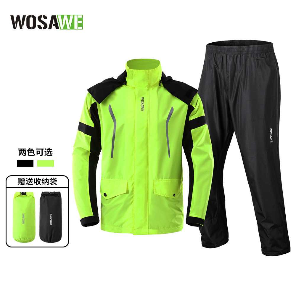 Cycling Commute Jacket - WOSAWE 사이클링 레인슈트 남성용 방수 자전거