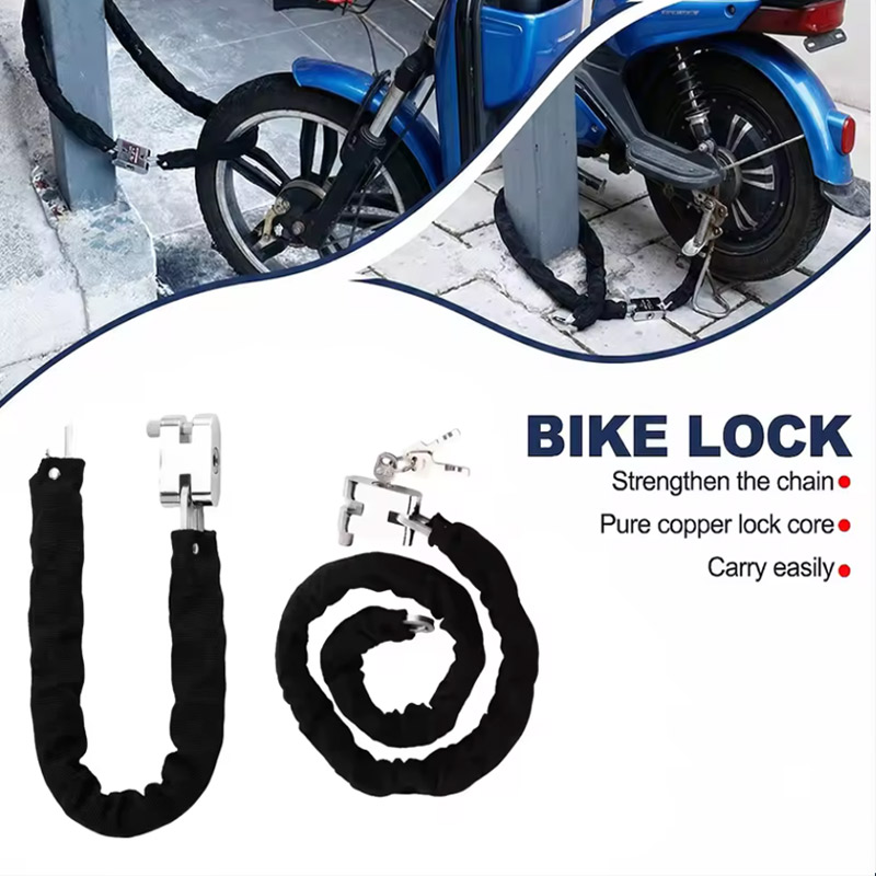 Chain Lock Combination - 1.2M 2M 3M 오토바이 자전거 잠금장치