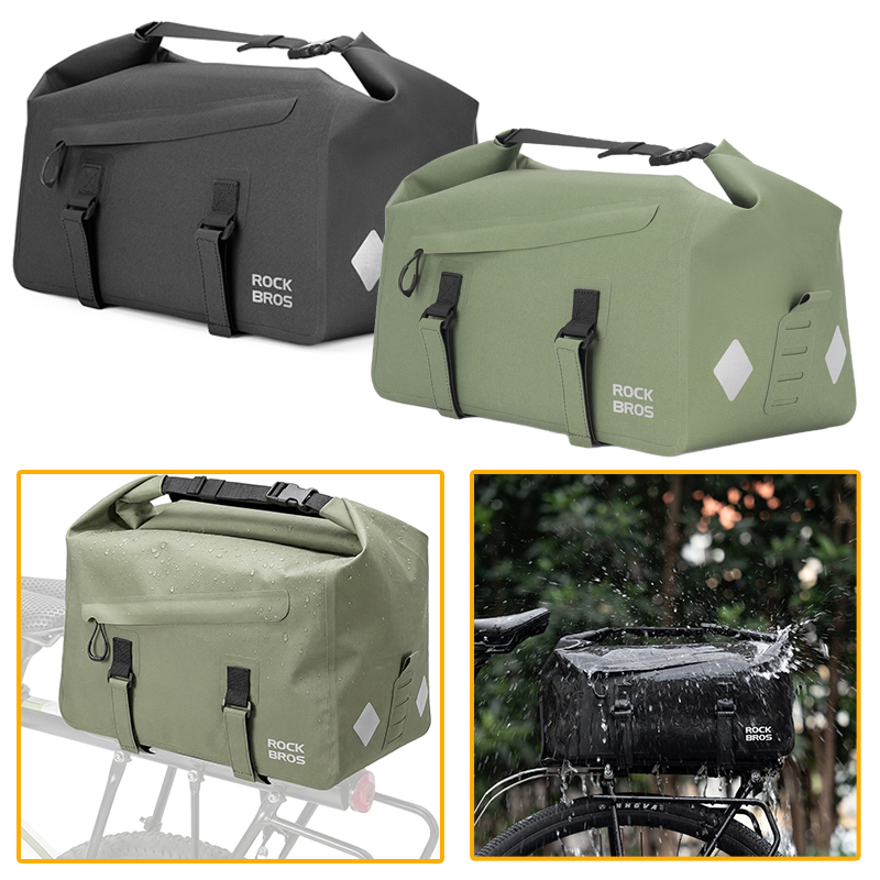 Panniers Waterproof Rear - 자전거 선반 가방 확장형 16L 대용량