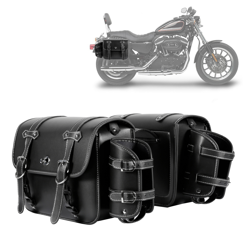 Panniers Waterproof Rear - 컵 홀더가 있는 오토바이 새들백 방수