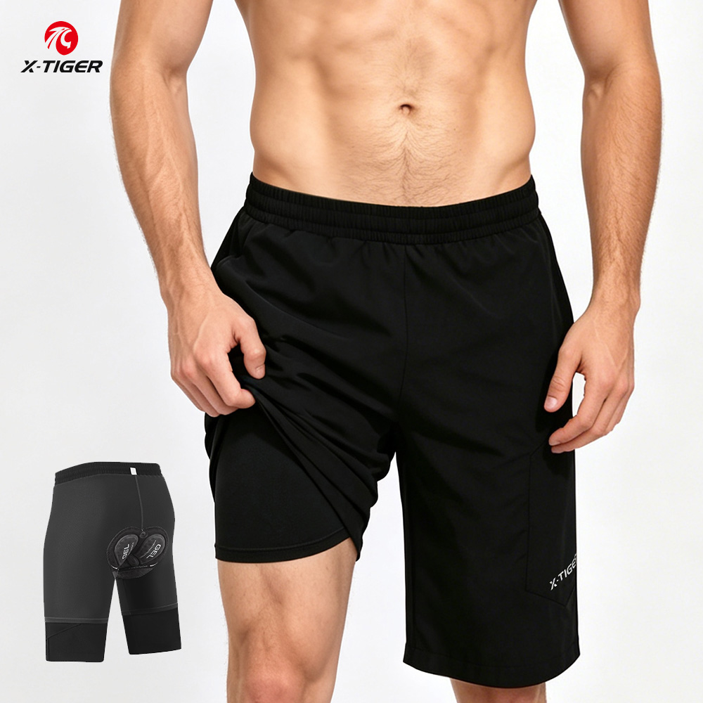 Cycling Shorts For Commute - X-TIGER 2 in 1 사이클링 반바지