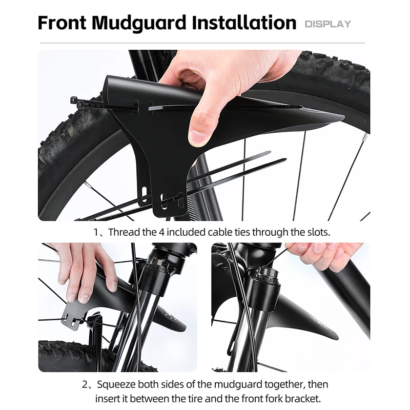 자전거 머드가드 세트 앞뒤 펜더 모든 날씨 보호 유니버 - Fender Mudguard Set 리뷰 및 가격