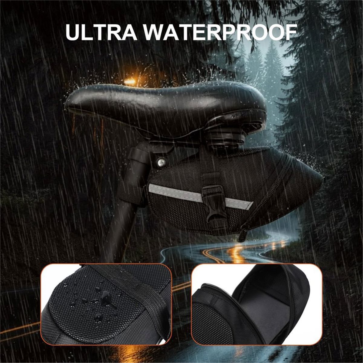 B72ABG 2팩 자전거 시트백, 자전거 안장 가방,  - Saddle Bag Under Seat 리뷰 및 가격