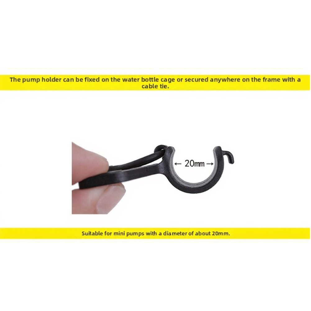 플로어 펌프 홀더 세트 2개 나일론 클램프(실리콘 밴드 - Bike Pump Frame Mount 리뷰 및 가격