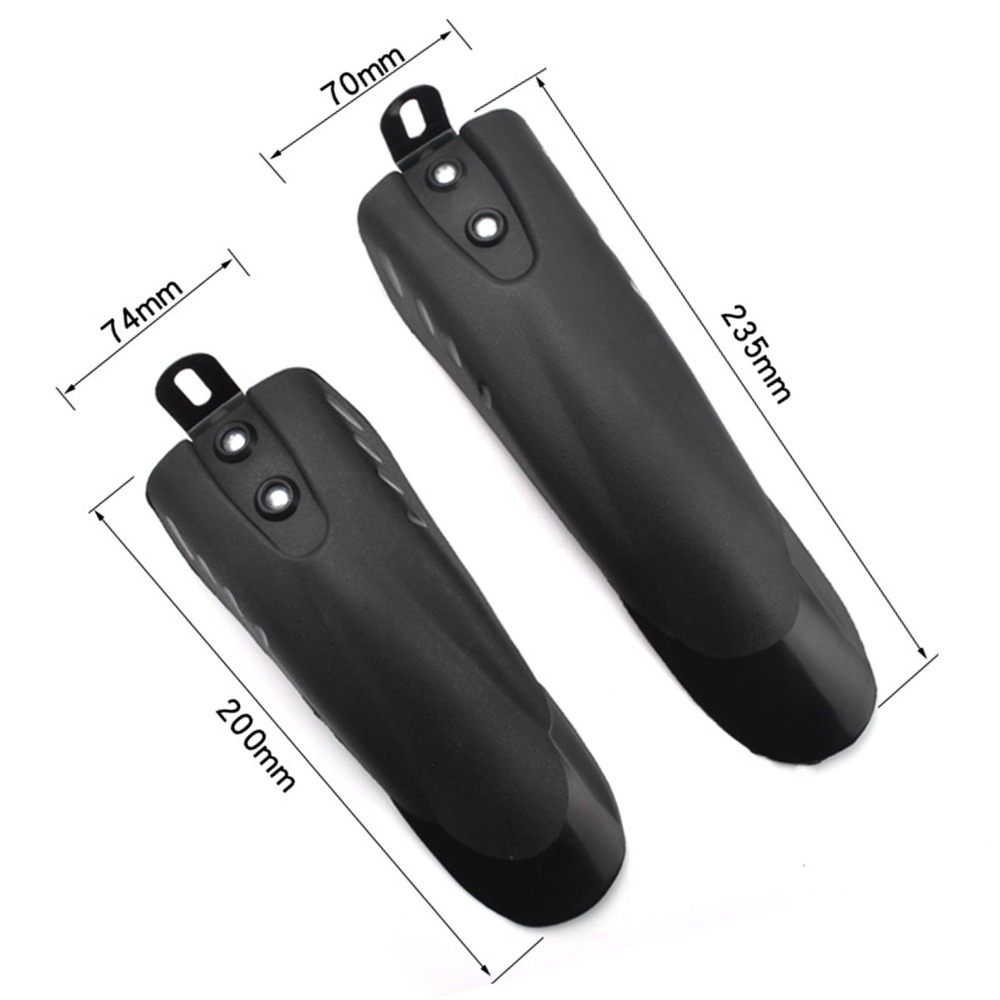 2개 세트 앞뒤 자전거 머드가드 블랙 설치 쉬운 조절  - Fender Mudguard Set 리뷰 및 가격