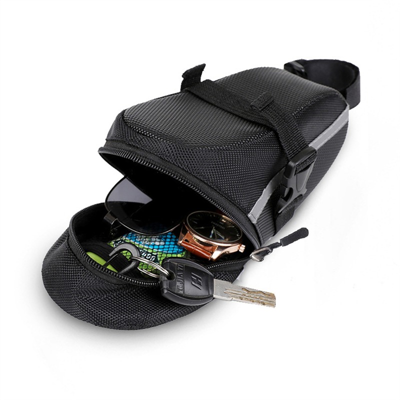 반사 스트립 자전거 안장 밑 가방 방수 옥스포드 원단  - Saddle Bag Under Seat 리뷰 및 가격