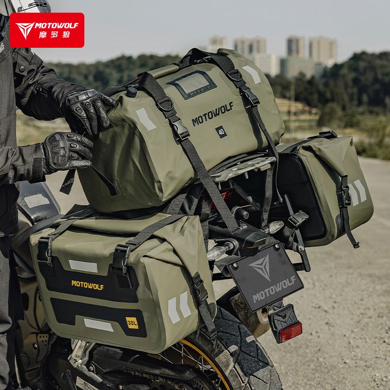 모토울프 방수 대용량 유니버셜 오토바이 테일 리어 시트 - Panniers Waterproof Rear 리뷰 및 가격