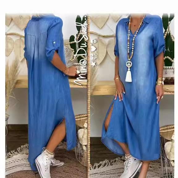 루즈핏 여성 데님 드레스 워싱 아웃핏 A라인 스커트 반 - Cycling Commute Outfit 리뷰 및 가격