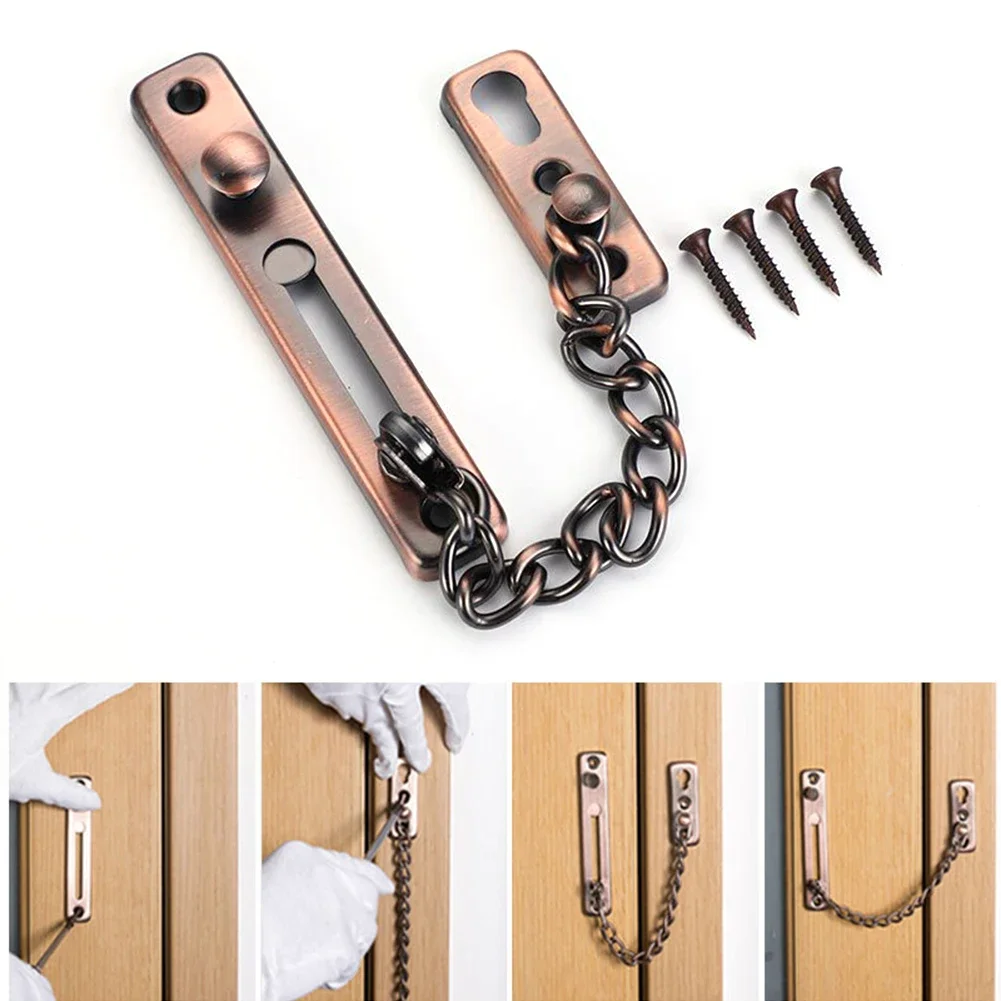 문짝 체인 문짝 잠금 볼트 체인, 어린이 안전 보안,  - Chain Lock Combination 리뷰 및 가격