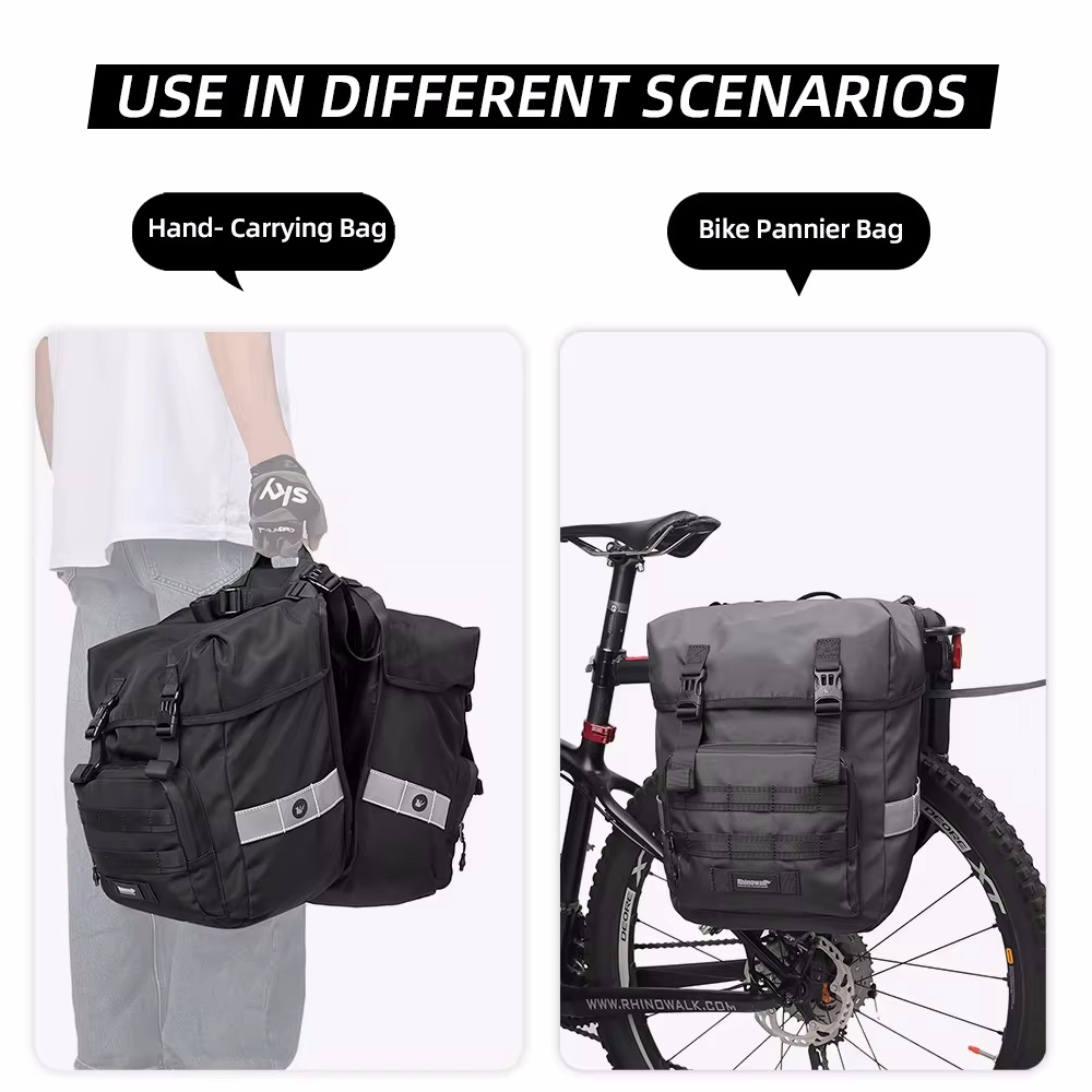 40L 자전거 패니어 가방 2 in 1 양면 자전거 가 - Panniers Waterproof Rear 리뷰 및 가격