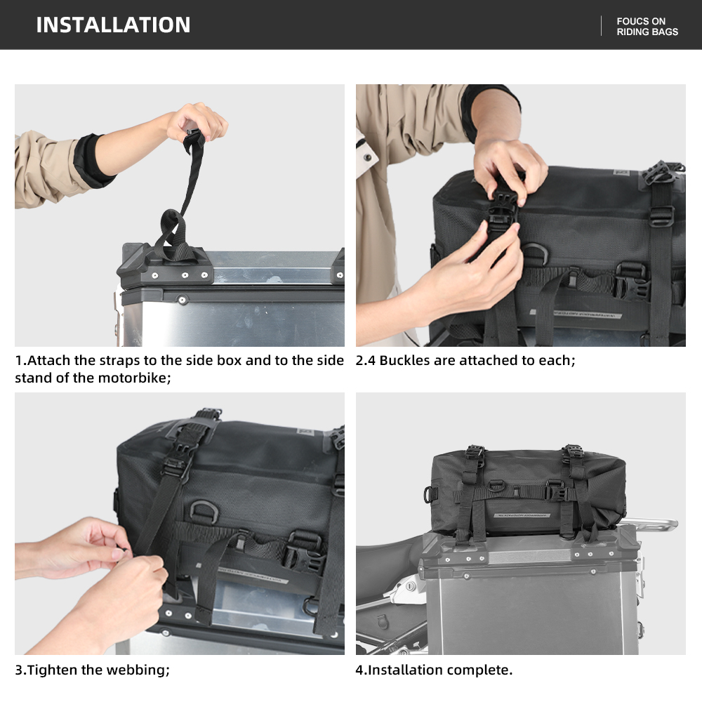 Rhinowalk 오토바이 박스 상단 패니어 가방, B - Panniers Waterproof Rear 리뷰 및 가격