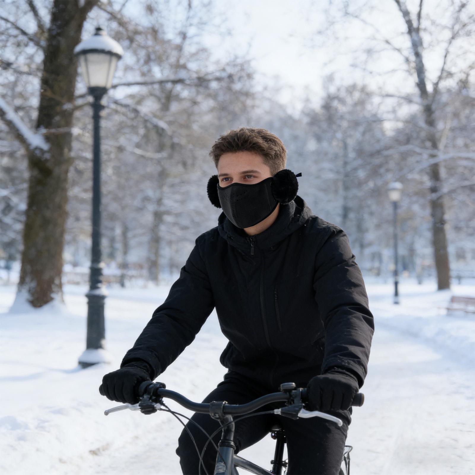 얼굴 입 커버 방풍 두꺼운 방패 귀 덮개 포함 스포츠  - Winter Cycling Commute 리뷰 및 가격