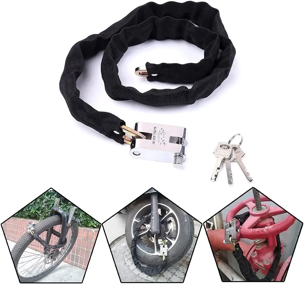 1.2M 2M 3M 오토바이 자전거 잠금장치 헤비듀티  - Chain Lock Combination 리뷰 및 가격